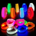thumbnail image 2 of Unisex LED Light Up Wristband for Running, Glow In The Dark 3 Mode Bracelets Arm Band Reflective Strips for Night Cycling Walking Camping Party Holiday Gifts, 2 of 9
