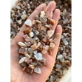thumbnail image 6 of WHOLESALE Natural Semi Tumbled Multi Peach Moonstone Gemstone Chips, Crushed Mini Crystals, Undrilled (Multi Peach Moonstone, 0.5 Pound), 6 of 8