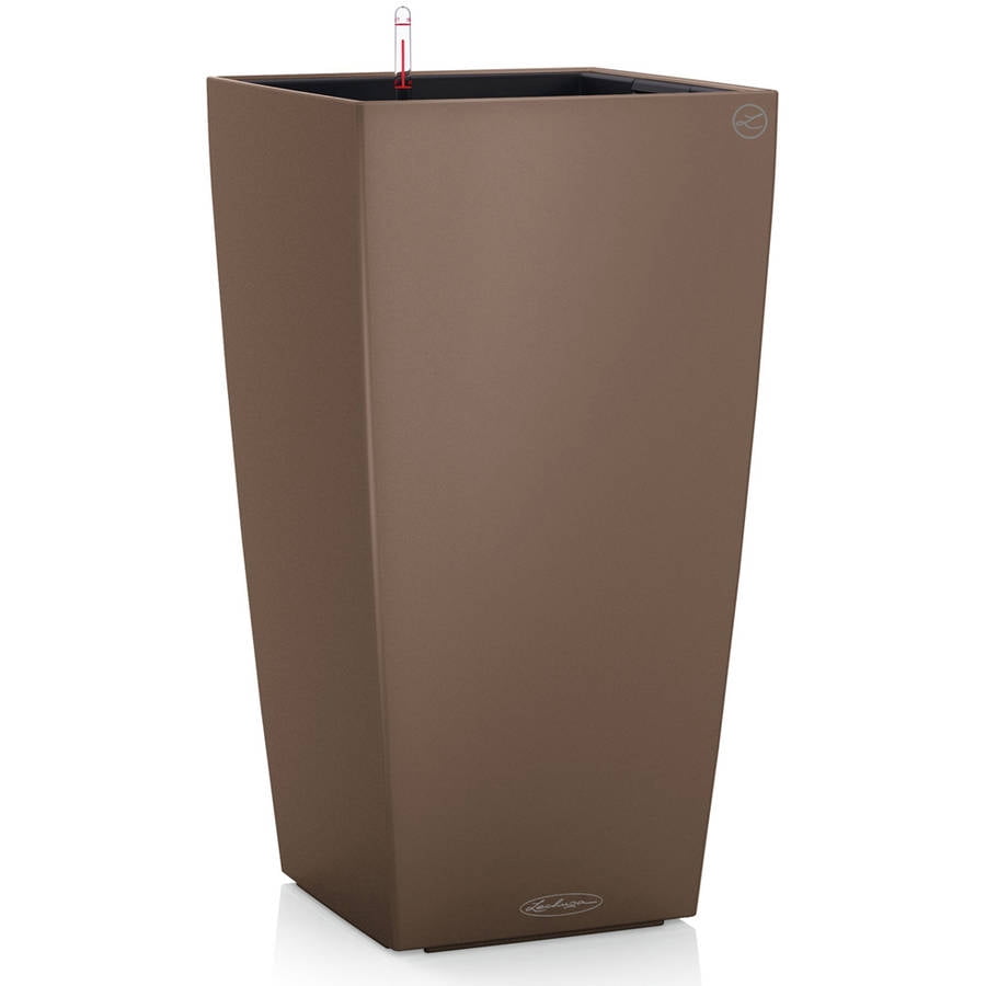 Lechuza 13133 12" x 12" x 22" Nutmeg Self-Watering Planter by Generic