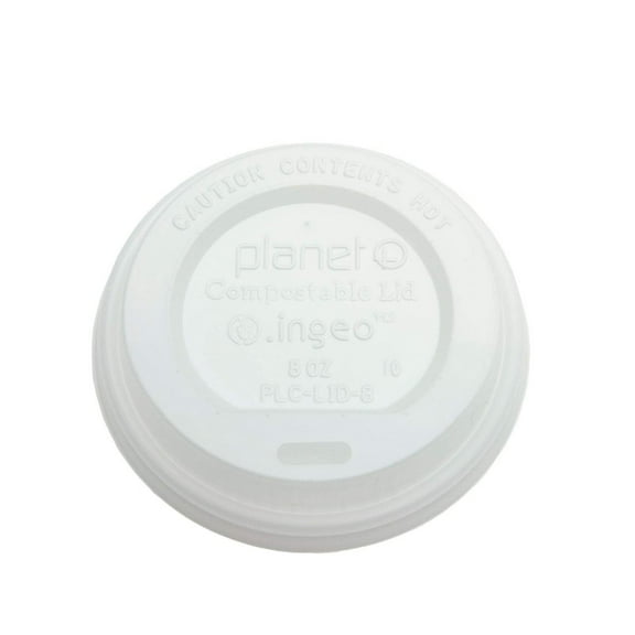 8 Oz Single  Double-Wall Hot Cup Lids, 1000-Count Case