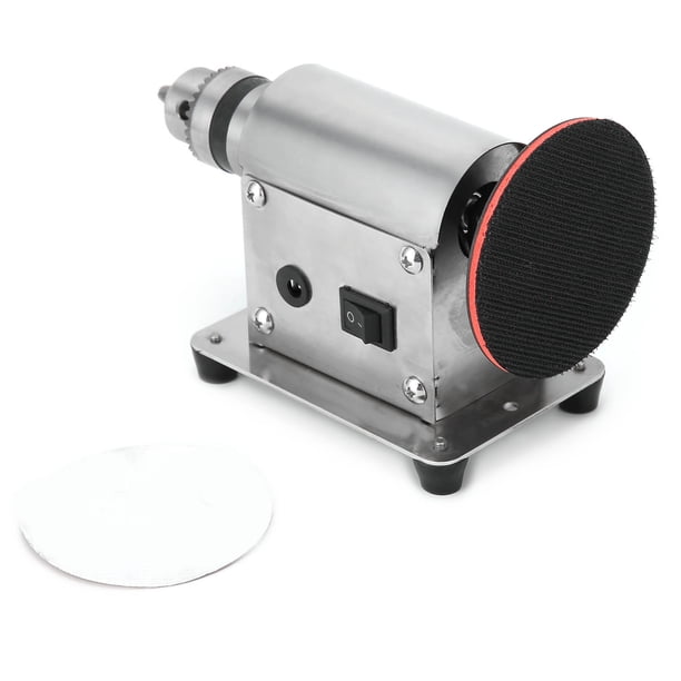 M Buder Amoladora Eléctrica Para Talla De Joyas, Máquina Pulidora De Banco Multifuncional, Herramienta De Lijado Para Carpintería, AC 110-240V, Enchufe EU 100W (25.4 cm / 10 inches)