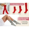 thumbnail image 2 of IMMEKEY 3 Pairs Slouch Socks for Women Size 9-11 Soft Extra Long Scrunch Knee High Boot Socks, 2 of 12