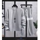 thumbnail image 2 of Conjunto de chándal de manga larga de primavera y otoño de 2 piezas para hombre, trajes deportivos Hip Pop Y2k para hombre, tendencia de moda, cuello redondo, estilo coreano de gran tamaño, 2 of 4