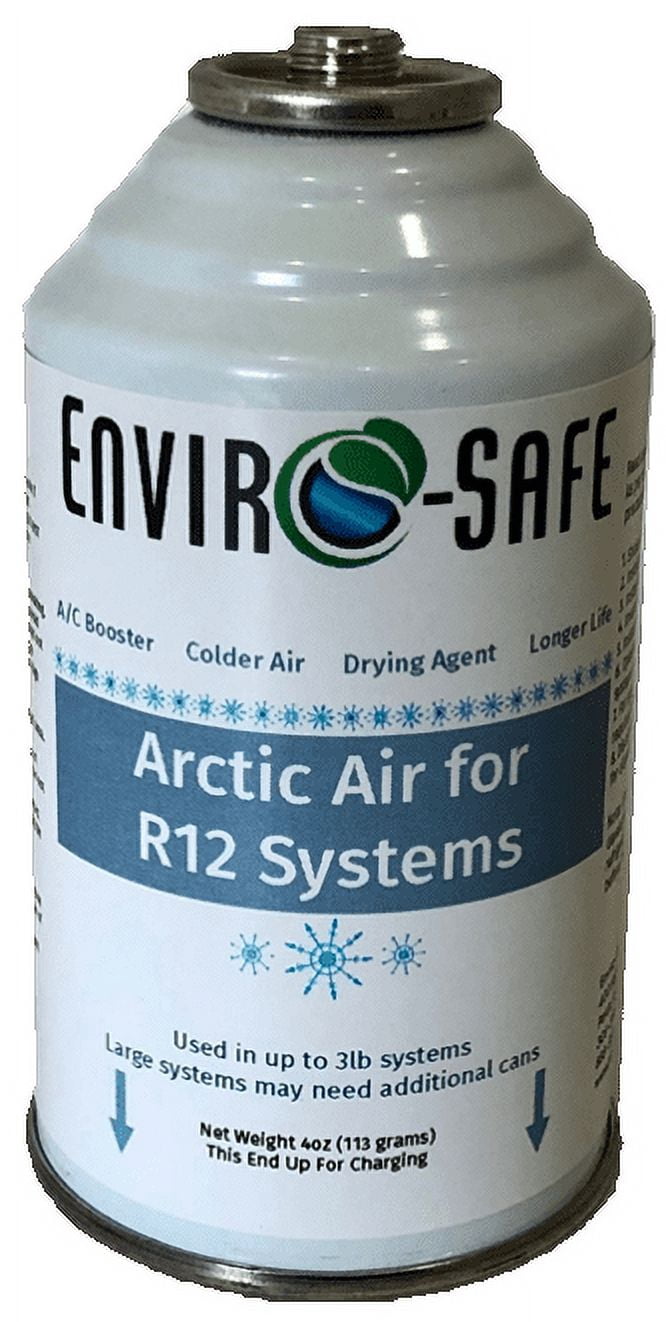 Arctic Air for R12 Systems, R-12a, R12, Multi-pack Case of 12 Cans, Automotive, Refrigeration
