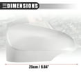 thumbnail image 4 of Left Side Mirror Cover Cap Rearview Mirror Cover Cap for Toyota Yaris 2012-2019 ABS White, 4 of 6