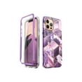 thumbnail image 3 of i-Blason Cosmo - Protective case for cell phone - thermoplastic polyurethane (TPU) - purple marble - 6.7" - for Apple iPhone 12 Pro Max, 3 of 8