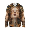 thumbnail image 2 of Lsque Whimsical Flower Crown Maiden UPF 50+ Lightweight Sun Protection Men's Women's Long Sleeve Shirt, Hoodie Performance -Large, 2 of 9