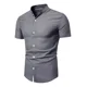 thumbnail image 5 of Camisa Hombre Manga Corta Corte Pegado Strech Cuello Mao G, 5 of 6