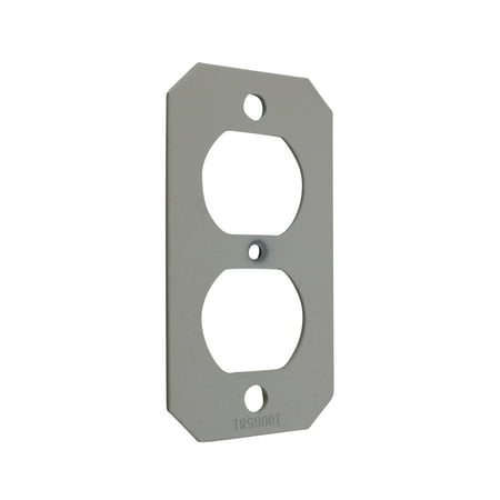 UPC 786564059660 product image for Wiremold Walker Legrand 8DP Device Mounting Plate Duplex Receptacle 1-Gang | upcitemdb.com