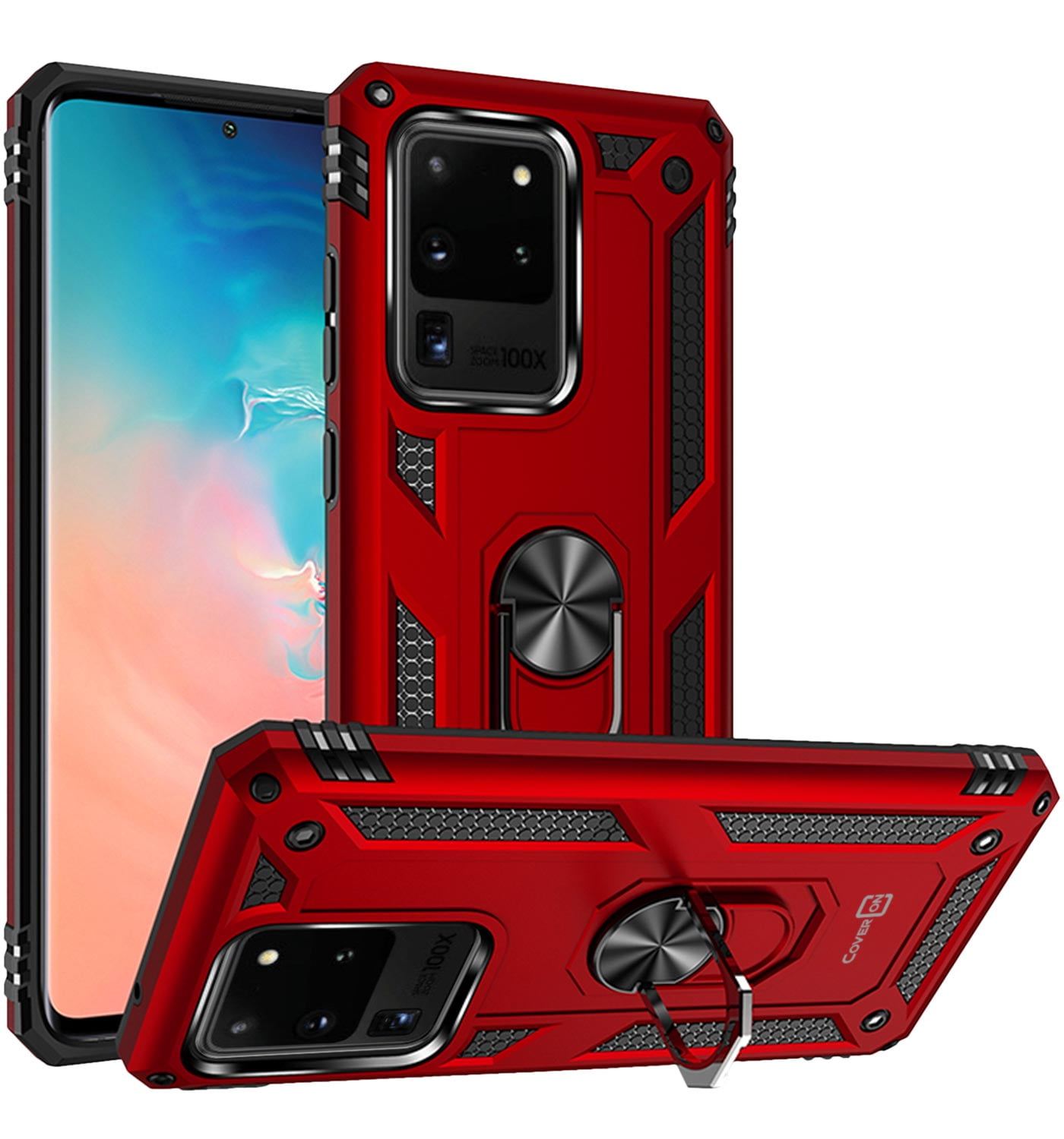 Case Apply for Samsung Galaxy J8 Case with Ring Kickstand Silicone case Magnetic Car Mount case for Galaxy J8