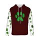 thumbnail image 5 of Sudadera con capucha para hombre, estilo informal, con estampado del Día de San Patricio, con cordón y manga larga, de poliéster., 5 of 5
