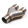 thumbnail image 2 of 2.5" 63mm Single to 2.5'' 63mm Dual Exhaust Reversible Y Pipe Adapter Connector, 2 of 6