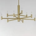 thumbnail image 3 of 21369NAB Maxim Lighting Emana - 9 Light Chandelier-15.5 Inches Tall and 33.5 Inches Wide-Natural Aged Brass Finish, 3 of 5