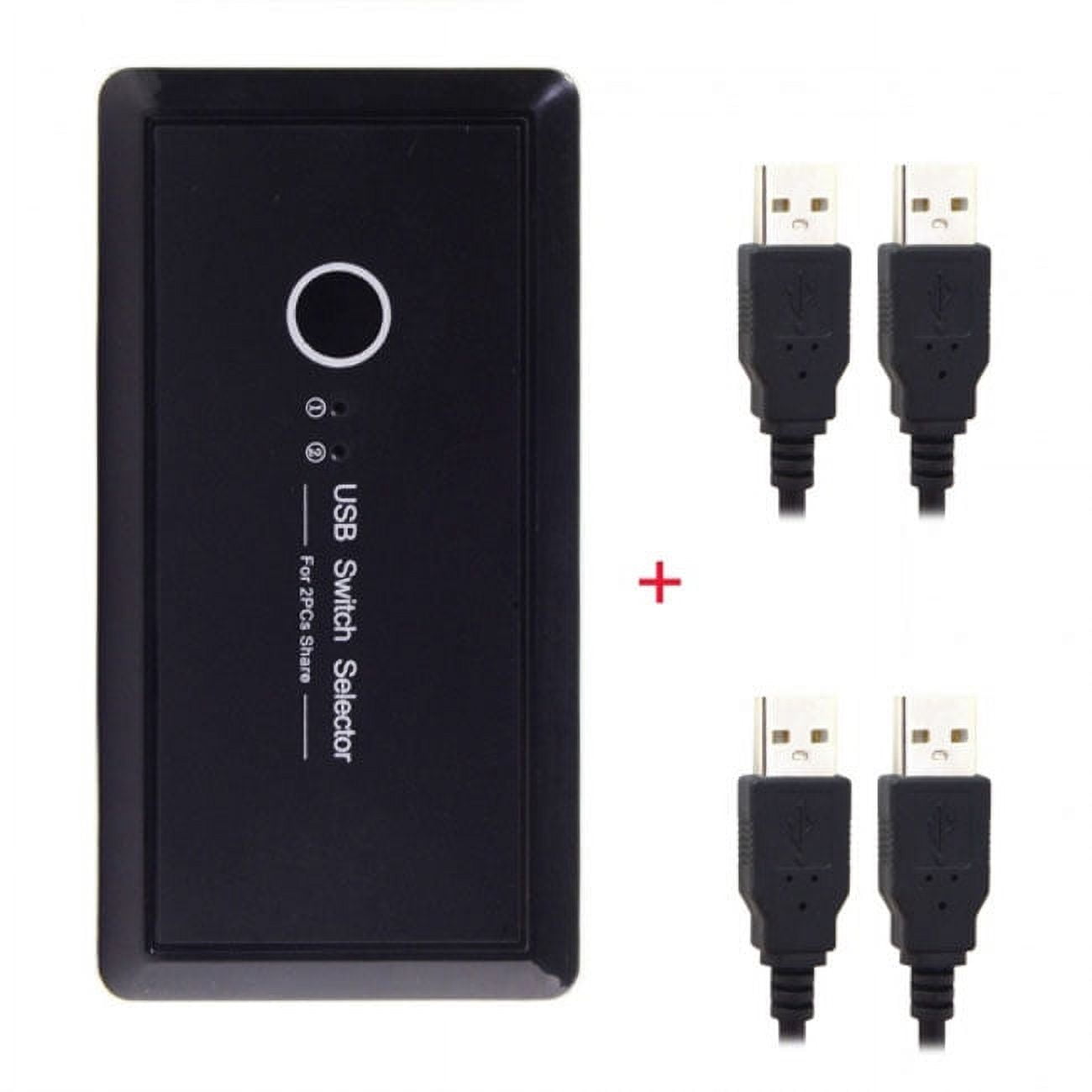 Chenyang CY KVM USB 3.0 Switch Selector 2 Port PCs Sharing 4 Devices for Keyboard Mouse Scanner Printer Convertor