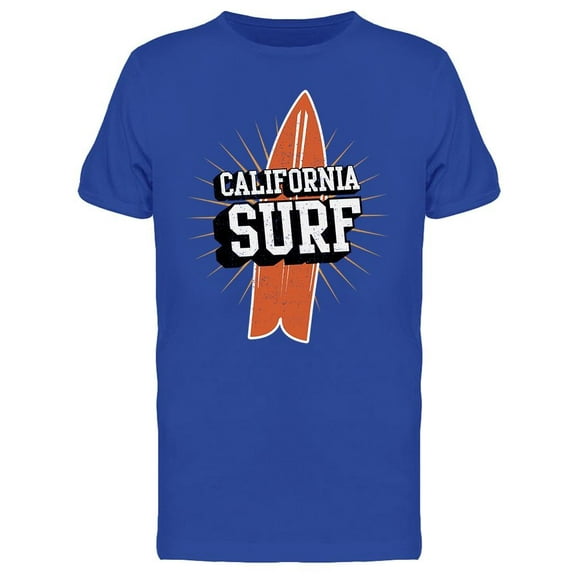 California Surf  3D Text T-Shirt Men -Image by Shutterstock, Male 3X-Large