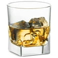 thumbnail image 2 of Red Series 10 oz. Square-to-Round Dual-Cut Cut Drinking Glasses, Set of 4, 2 of 9