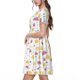 thumbnail image 2 of Disketp Watermelon And Lemon para Vestido de Manga Corta para Mujeres, Vestidos de Verano para Mujeres, Casual y Holgado para la Playa, 2 of 6