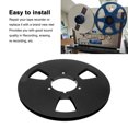 thumbnail image 4 of 1/4 10.5 Inch Empty Take Up Reel to Reel, Open Reel Sound Tape Empty Reel, Aluminum Alloy Universal Opening Machine Part, Empty Reel Replacement for Recording Tape, 4 of 7