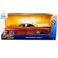 thumbnail image 3 of 1959 Chevrolet Impala Copper and Cream "Street Low" Series 1/24 Diecast Model Car by Jada, 3 of 3