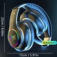 thumbnail image 3 of Wireless Earphones | Deep Bass, Lightweight Foldable with Built-in Microphone, Compatible with 3.5mm Audio Cable, Travel & Work Compatible, IOS Wireless Gaming Headphones, Ideal for Christmas, 3 of 15