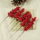 thumbnail image 2 of 24pcs Red Berry Tallos Falso Bayas Rojas Red-Bayas Tallos Decoración de árbol de Navidad, 2 of 6