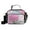 Pink Peony Pattern, variant on Insulated Lunch Bag 6L Leak-Proof Lunch Box with Shoulder Strap Multiple Pockets Lunch Tote Vibrant and Colorful Graffiti Patterns