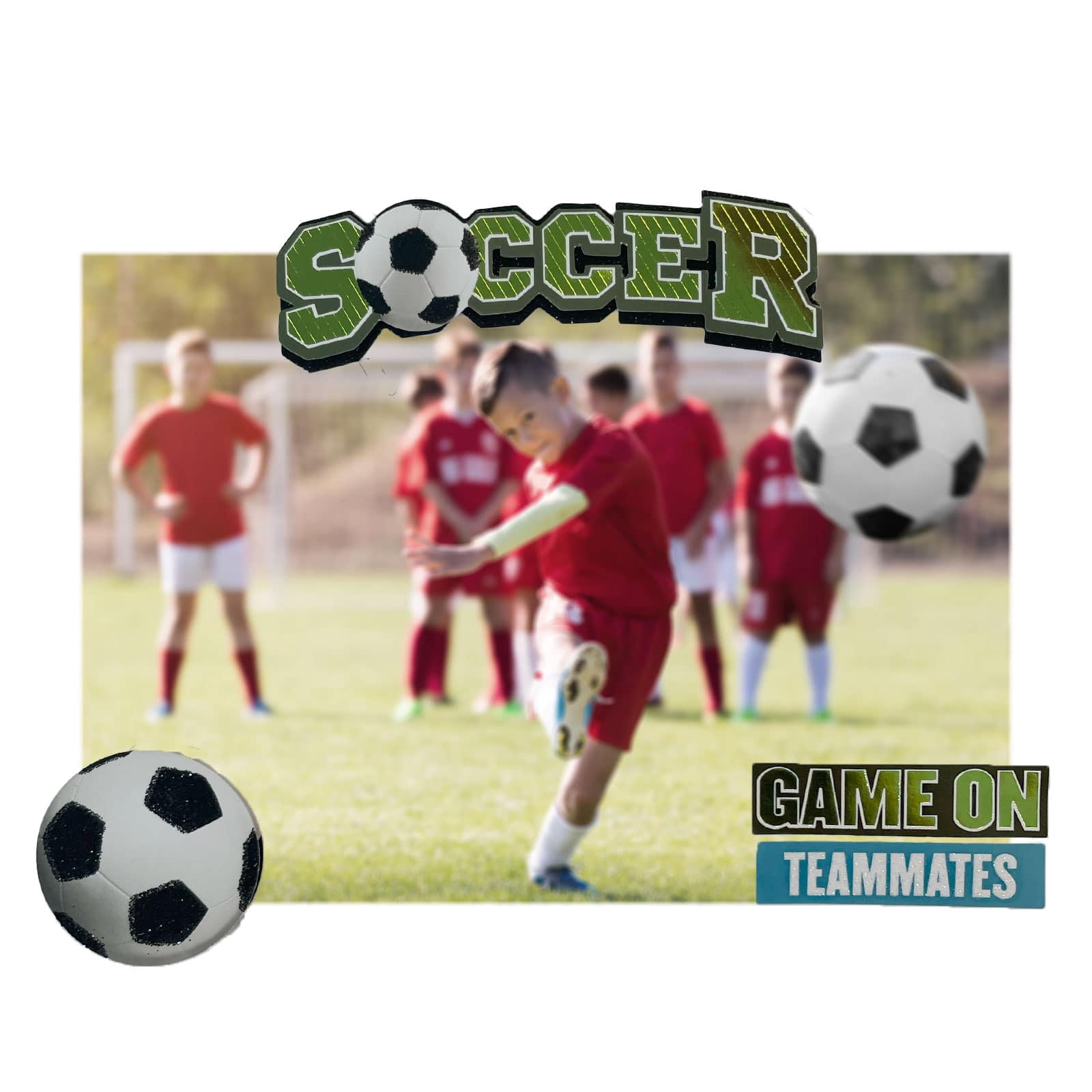 Recollections Soccer Stickers, 12 Pack