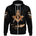 thumbnail image 5 of Sudadera con capucha de masones con estampado 3D para hombre, sudadera con cremallera, sudadera informal de manga larga, ropa de calle moderna con capucha de estilo Harajuku, 5 of 5