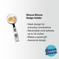 thumbnail image 2 of Kawaii Chicken Nuggets Retractable Reel ID Badge Key Card Name Tag Holder with Clip, 2 of 7