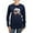 Navy, variant on CafePress - Cute Kawaii Cat Long Sleeve T Shirt - Women's Long Sleeve Graphic Tee Casual Fit