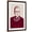 Brown Frame, variant on Art.com Ruth Bader Ginsburg - The Notorious RBG (Red) Stretched Canvas Print Wall Art, 16" x 24"