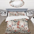 thumbnail image 2 of Designart "Minimalistic Asian Essence I" Beige Oriental Bedding Covert Set - Oriental Bed Set With 1 Sham, 2 of 5