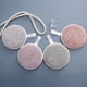 thumbnail image 2 of Zhuge Almohadillas desmaquillantes reutilizables - 3 paños desmaquillantes reutilizables, paños desmaquillantes faciales de microfibra lavables, café, A07, 2 of 4