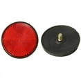 thumbnail image 2 of 40Pcs Round Red Reflector Universal for Motorcycle ATV 5.6 x 0.8cm,40x 2 inch Reflectors,Red, 2 of 4