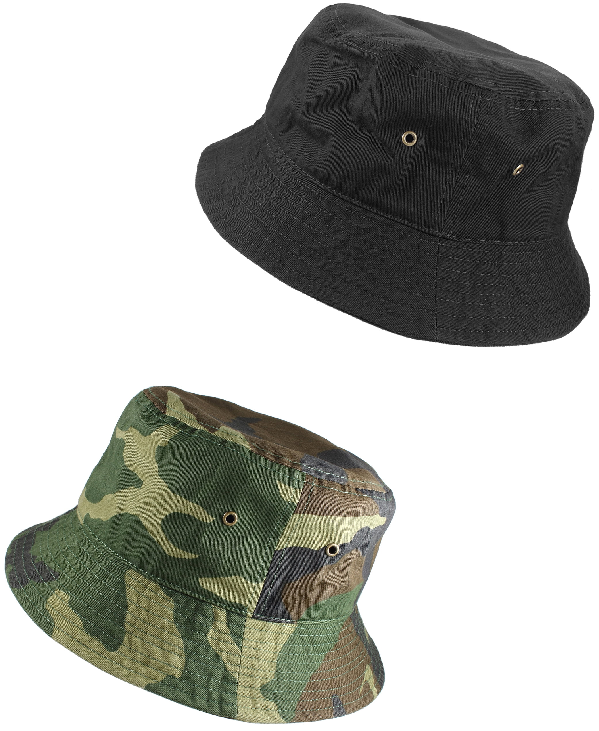 Flat Earth Society Unisex Cotton Packable Black Travel Bucket Hat Fishing Cap 