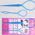 thumbnail image 5 of Plastic Magic Topsy Tail Hair Braid Ponytail Styling Maker Clip Tool Black 2pcs, 5 of 5