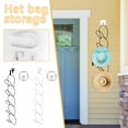 thumbnail image 1 of Over Door Hat Rack under $5! CQCYD Multi-layer Hanging Chain Coat Hook Rack, Wall Mounted Hat and Bag Organizer, Closet Storage Rack for Accessories, Door Mount Hat Rack for Home Organization, 1 of 9