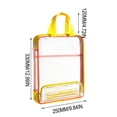 thumbnail image 3 of weibbin Puppy Shape Document Bag A5 Large Capacity Zipper Tote Subject Classification Test Paper Storage Organizer, 3 of 5