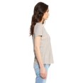 thumbnail image 3 of Bella + Canvas, The Ladies' Relaxed Jersey V-Neck T-Shirt - HEATHER DUST - XL, 3 of 4
