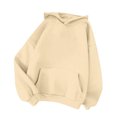 thumbnail image 2 of zbxnLI 2 Pack Sweatshirt for Women Hoodie Lightweight Casual Loose Hooded Pullover Tops with Pockets, 2 of 4