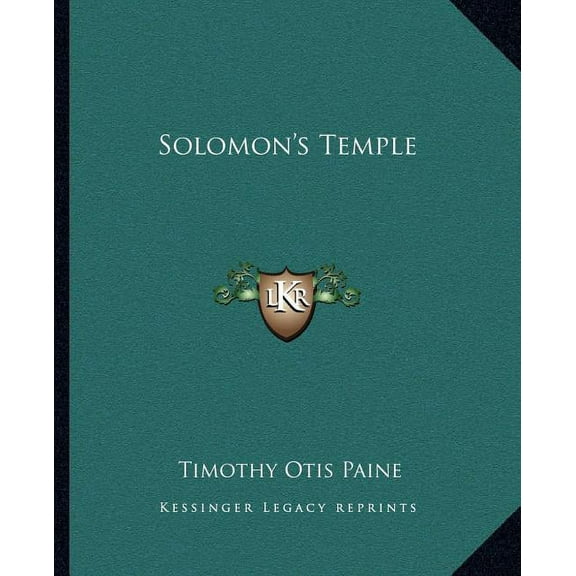 Solomon's Temple, (Paperback)