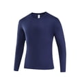thumbnail image 5 of Men UPF 50+ Long Sleeve Rash Guard Breathable Fishing Shirt Quick Dry Lightweight for Swimming Running, 5 of 7