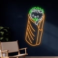 thumbnail image 2 of Handmadetneonsign Burrito Cat Neon Sign, Cat Burrito Led Sign, Cat Burrito Led Light, Burrito Cat, 2 of 5