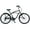 Black, variant on Cruiser Bike, 26 Inch Beach Bike with Front Rear Wheel V Brake, 7 Speed Drivetrain bicycle with Front and Rear Fenders, for Men and Women Comfort Beach Riding