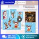 thumbnail image 2 of Pegatina de ventana de Navidad, decoraciones navideñas, calcomanía de copo de nieve de Papá Noel, pegatina de pared combinada, suministros de decoración de año nuevo para el hogar, 2 of 4