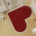 thumbnail image 5 of SNGMN Bathroom Love Rug - Super Absorbent, Quick Drying, Rubber Backing, Non-Slip, Washable Floor Mat for Shower, 5 of 8