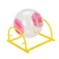 thumbnail image 1 of Transparent Hamster Running Jogging Ball Rack Pet Training Wheel Exercise Supply, 1 of 8