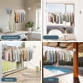 thumbnail image 7 of Retractable Clothesline 13.8ft  304 Stainless Steel Non-sagging Indoor Outdoor Clothes Line Rustproof Heavy Duty Drying Laundry Screw Wall Mounted For Bathroom Chrome, 7 of 7