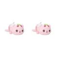 thumbnail image 2 of bedienty Cat Pillow - Adorable Stuffed Toy To Furry Friend Company Three-dimensional And Full With Quick Spring Can Choose Pink Strawberry Cat 2Set, 2 of 6
