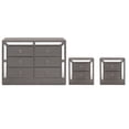 thumbnail image 1 of Set de Cajonera y 2 Buros Emilia Gris - Kessa Muebles, 1 of 5